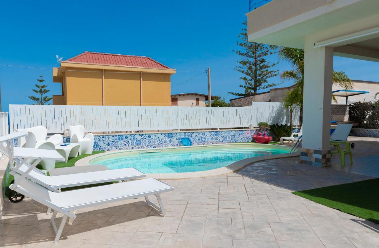 Villa Con Piscina Alcamo Marina Buitenkant foto